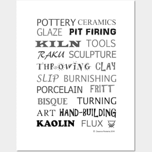 Pottery Glossary Posters and Art